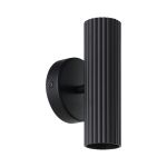 Eglo Luce Da Parete Portillo Acciaio Nero | Adatto per 2x GU10